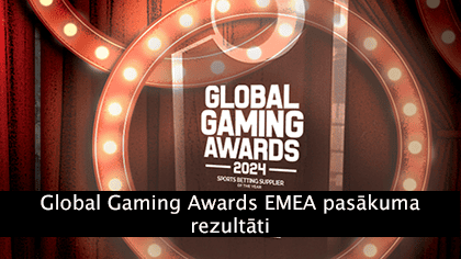 Global Gaming Awards EMEA pasākuma rezultāti
